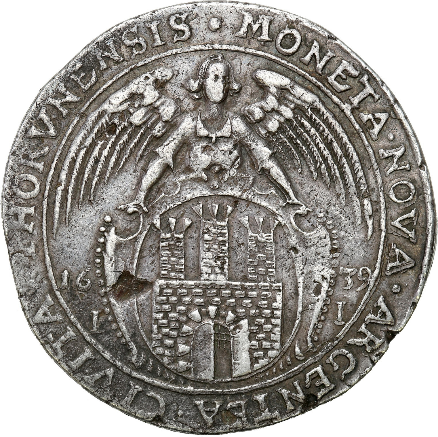 Władysław IV Waza. Talar 1639, Toruń - RZADKI ROCZNIK